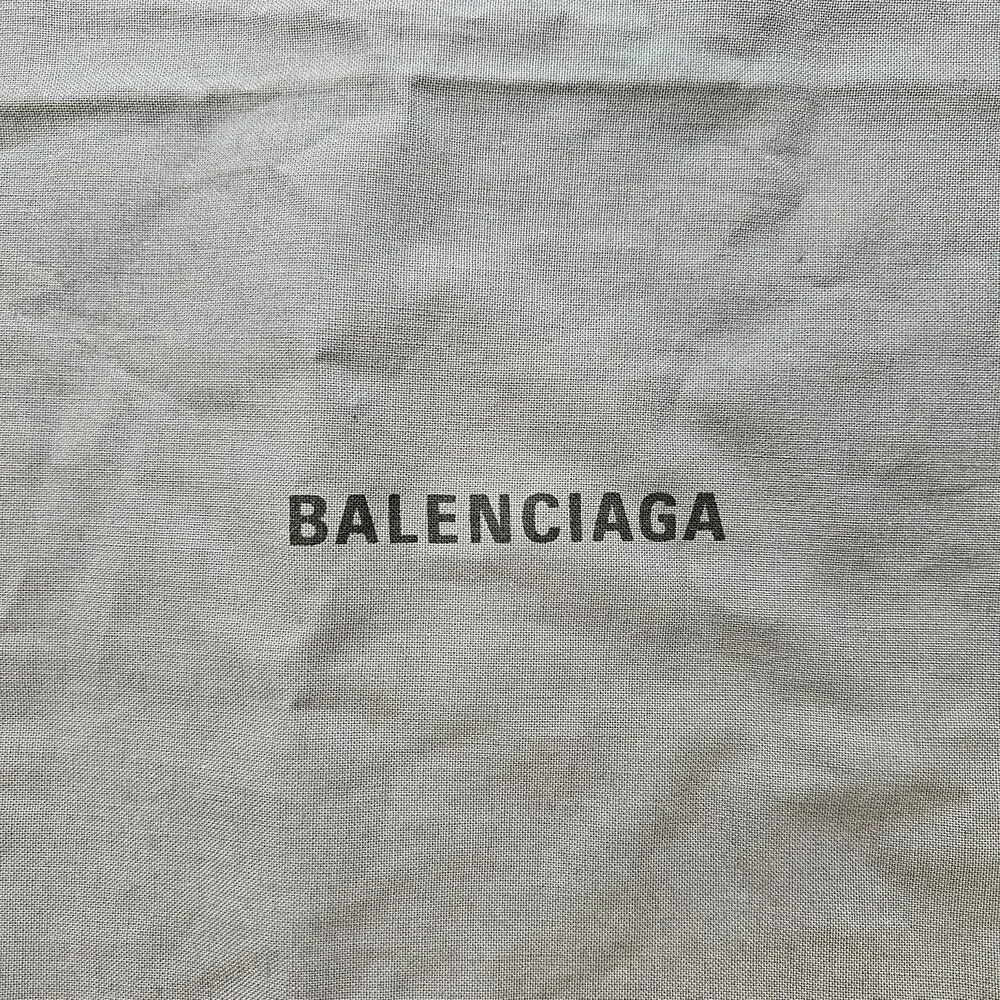 BALENCIAGA GRAY DRAWSTRING DUST BAG SHOE BAG STORAGE POUCH LARGE